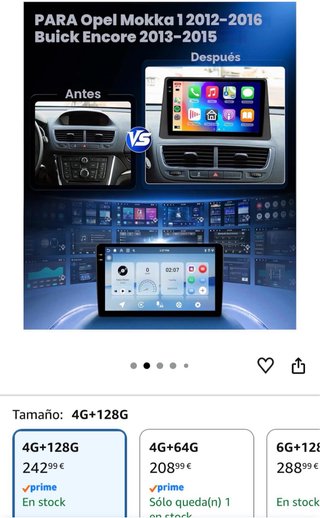 Radio Opel Mokka 1 Carplay Android Auto