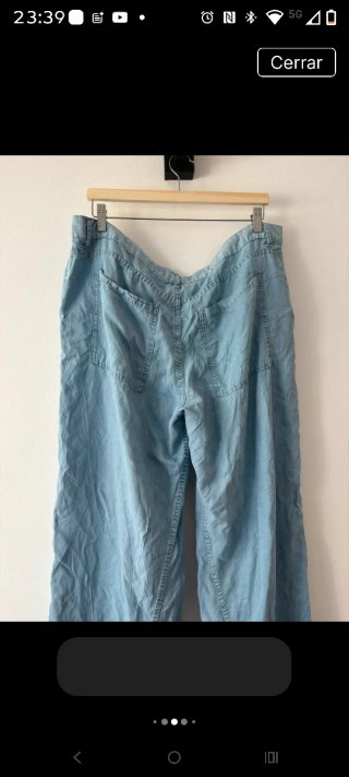 Pantalón vaquero fino Mango