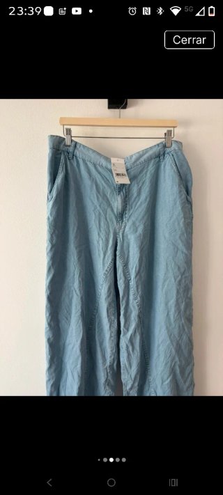 Pantalón vaquero fino Mango