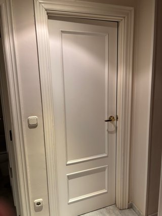 Puerta madera lacada blanco 72cm