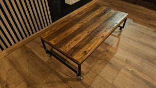 Mesa de centro madera y metal