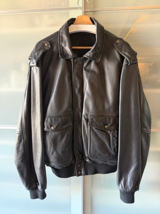 Casaco Aviador Couro Helston's XL