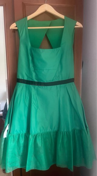 Vestido verde Adolfo Dominguez