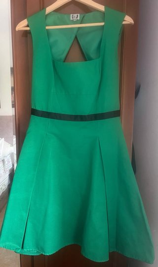 Vestido verde Adolfo Dominguez