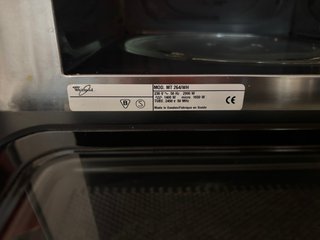 Microondas Whirlpool para reparar