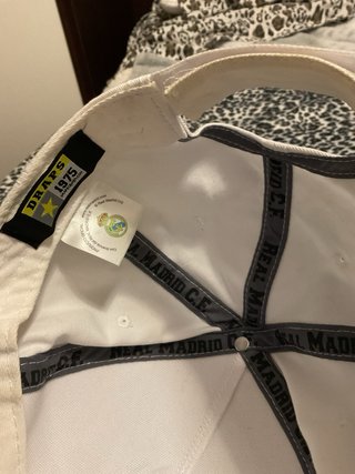 Cappello Real Madrid Bianco Ufficiale Taglia Unica