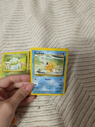 Cartas Pokémon 1995 Bulbasaur Magikarp Game anime