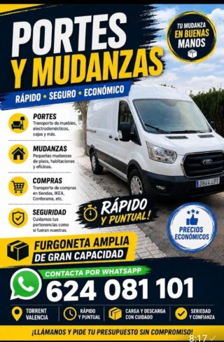 Portes y mudanzas