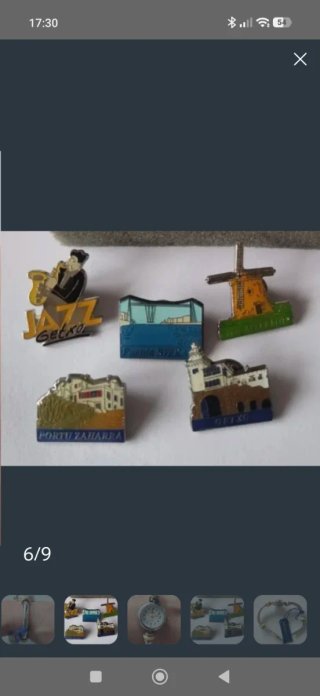 Reloj Calipso y 5 Pins Getxo