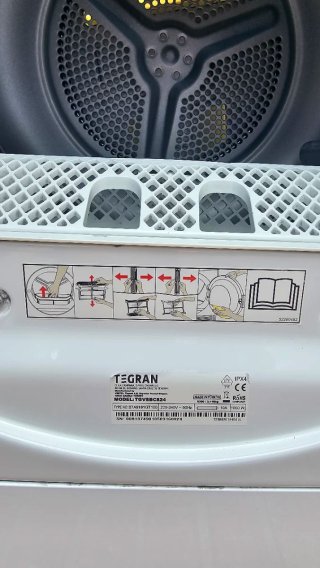 Secadora Tegran 8 kg bomba de calor A++