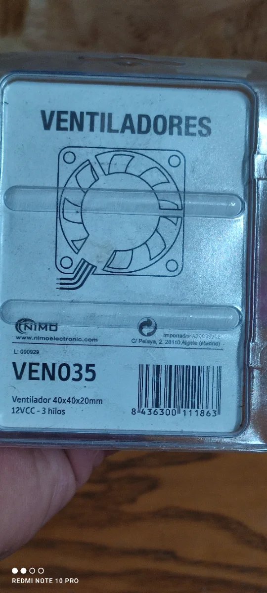 Ventilador para ordenadores nuevo sin usar