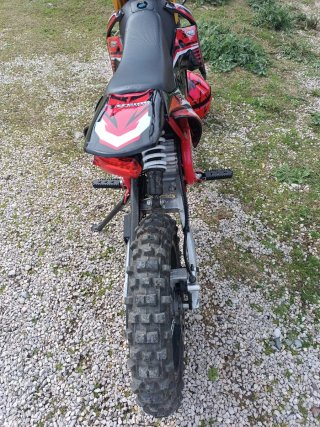 Moto Eléctrica Infantil Motocross Roja Negra