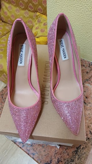 Scarpe Steve Madden Rosa Swarovski Tg 38