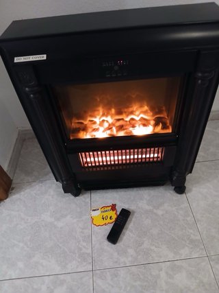Chimenea eléctrica con calefacción