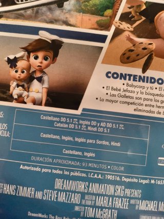 El Bebé Jefazo DVD (Español)
