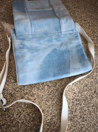 Bolsa TIffOSI Jeans Azul e Branco