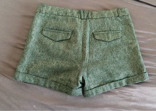 Shorts niña Zara verde talla 13/14