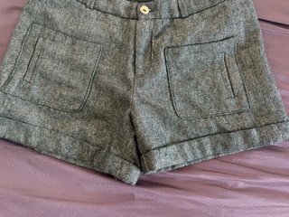 Shorts niña Zara verde talla 13/14