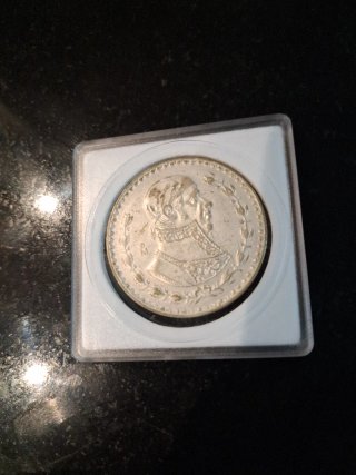 4 Monedas Plata México años 1957/ 1959 /1975 /1976