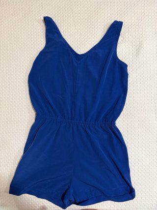 Mono corto tirantes azul