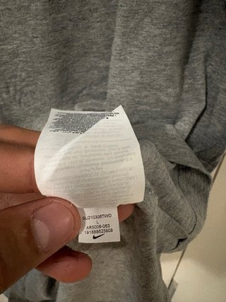 Camiseta Nike JDI Gris Talla L