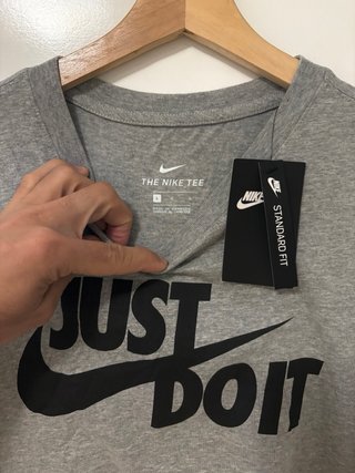 Camiseta Nike JDI Gris Talla L