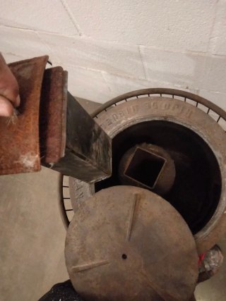 Estufa leña VITANGE cilíndrica metálica