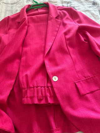 Conjunto de traje rosa talla L