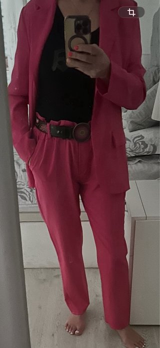 Conjunto de traje rosa talla L