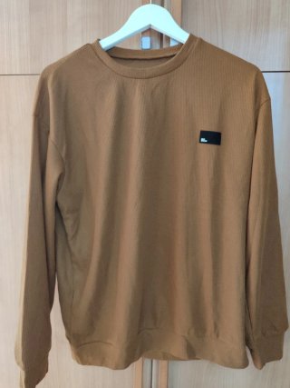 Camiseta manga larga marrón