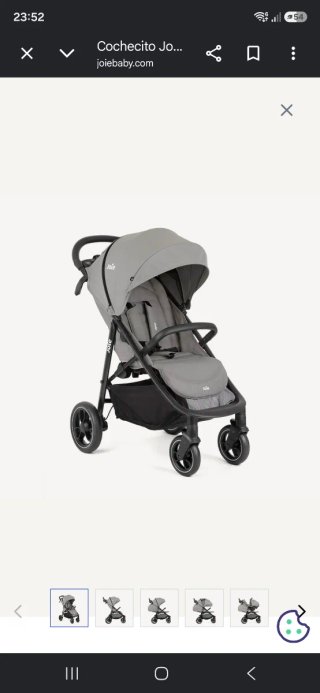 Silla de paseo Joie gris