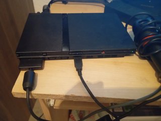 PS2 Slim Sony Negra . con Accesorios.