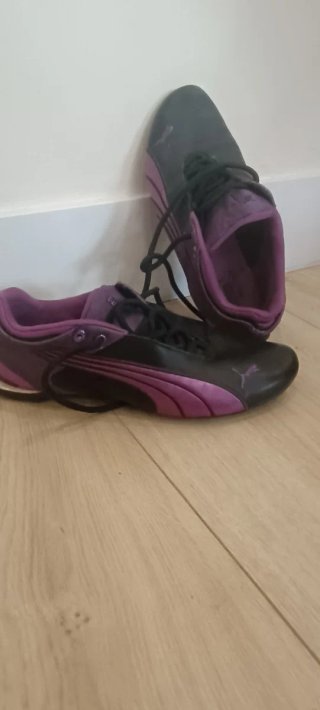 Zapatillas Puma Future Cat vintage negras/moradas