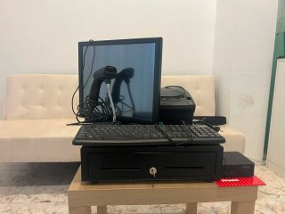 Caja Registradora y Lector de Códigos