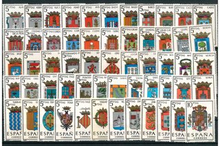 Juego completo Escudos España MNH  R61.3