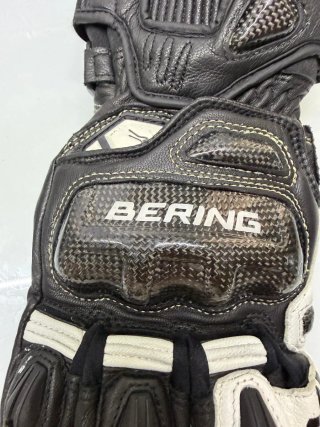 Guanti Bering Moto Pelle Carbonio