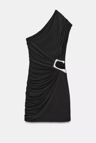 Vestido Negro Zara Talla S
