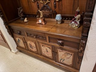 Mueble de entrada de ebanista