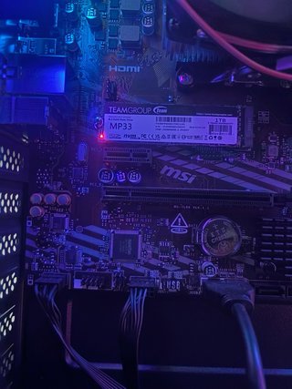PC Gaming con luces RGB