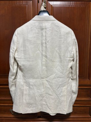 Americana Lino Beige Mango Talla M