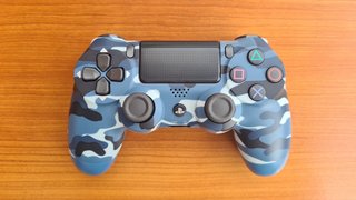 Mando PS4 Inalámbrico Camuflaje Azul