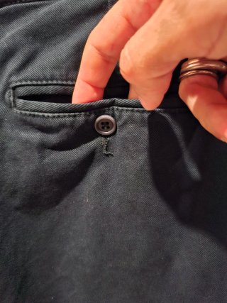 Pantaloni chino cotone elasticizzato tg 60