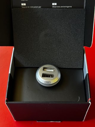 Cargador coche audi usb dual
