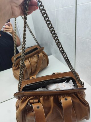 Bolso Piel Marrón Purificación García