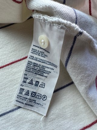 Polo Tommy Hilfiger Rayas Retro Talla L
