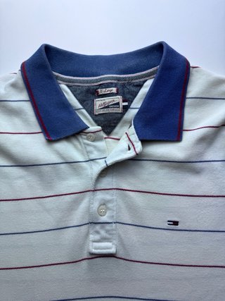 Polo Tommy Hilfiger Rayas Retro Talla L
