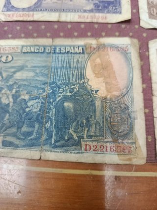Lote Billetes Españoles Siglo XX