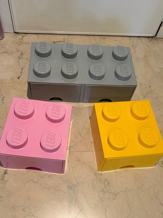 Cajoneras lego 3 unidades