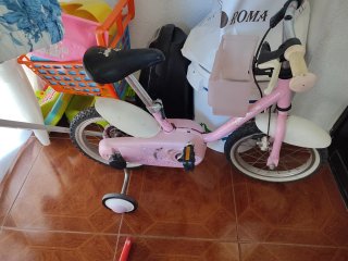 Bicicleta infantil rosa