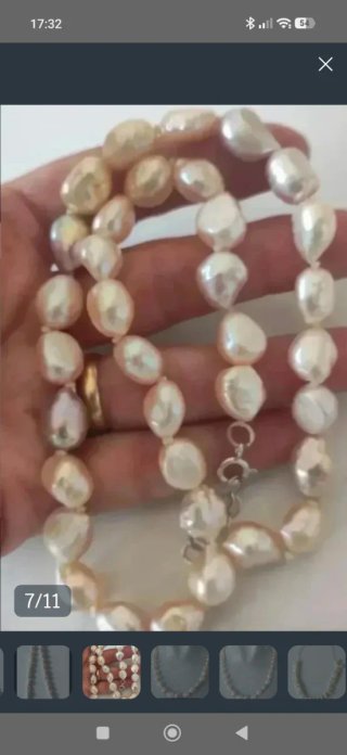 Collane di perle e turchese